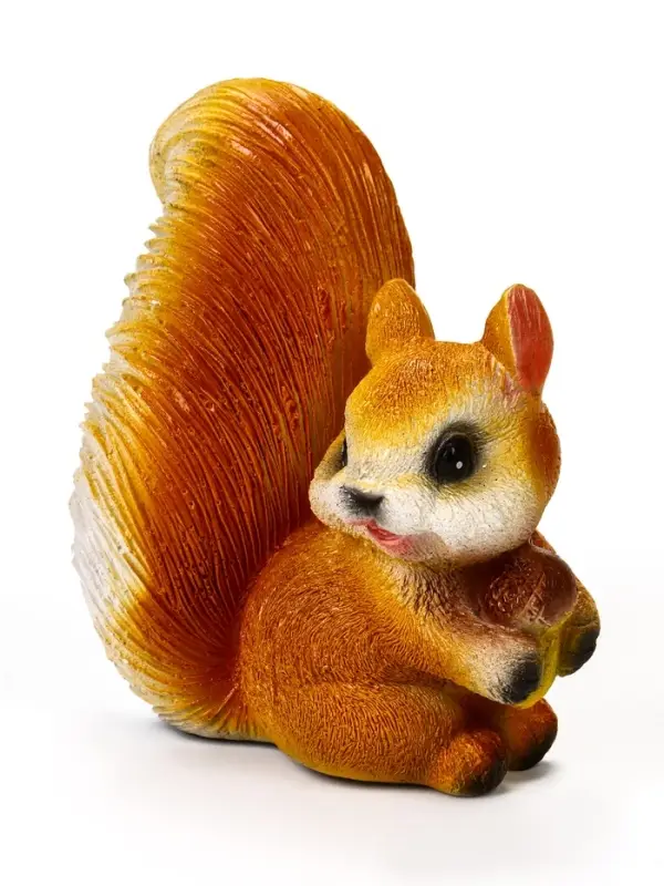 Садовая фигура из гипса &laquo;Белка с жёлудем&raquo;, 13&times;7&times;15 см