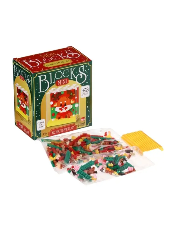 UNICON Конструктор "Mini Blocks", 398 деталей, олененок