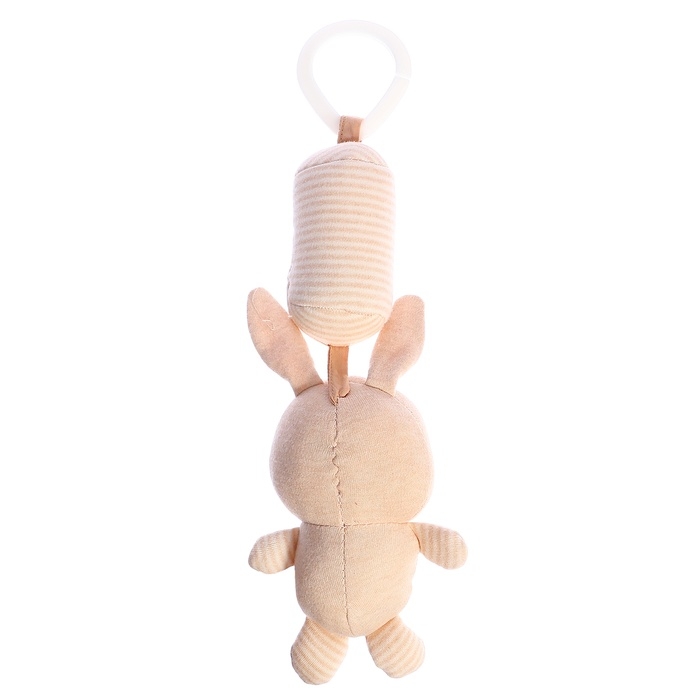 Подарочный набор для новорождённых «Зайчик», 3 мягкие погремушки Подарочный набор для новорождённых «Зайчик», 3 мягкие погремушки