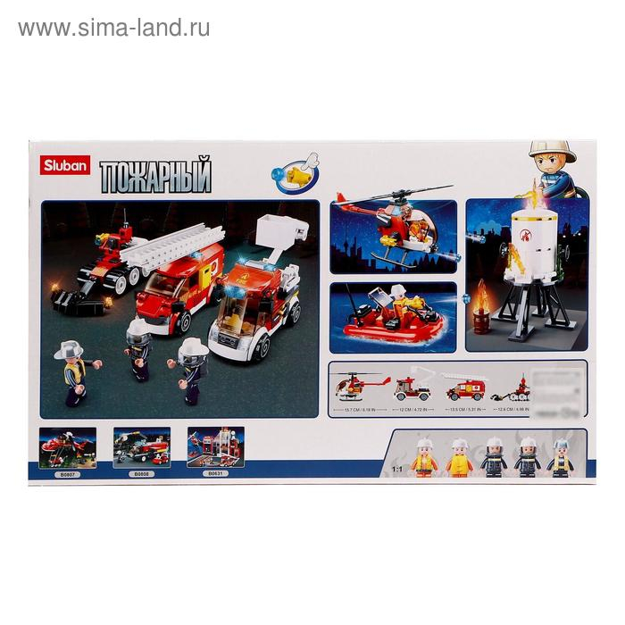 Конструктор Пожарный «Пожар на нефтебазе», 490 деталей Конструктор Пожарный «Пожар на нефтебазе», 490 деталей