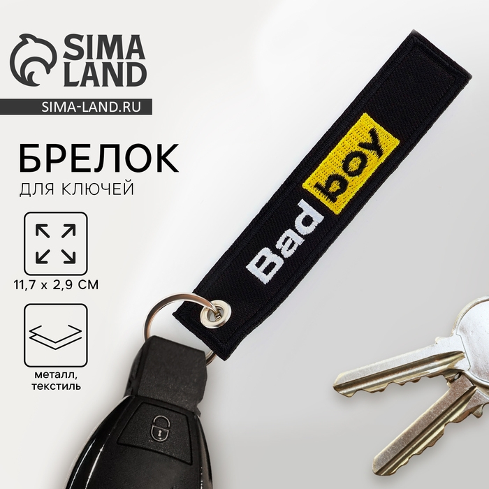 Брелок для ключей ремувка «Badboy», 11,7 х 2,9 см Брелок для ключей ремувка «Badboy», 11,7 х 2,9 см
