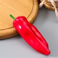 Муляж "Перец сладкий" 14,5 см, красный
