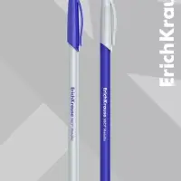 Ручка шариковая ErichKrause Neo Stick Metallic, узел 0.7 мм, синяя