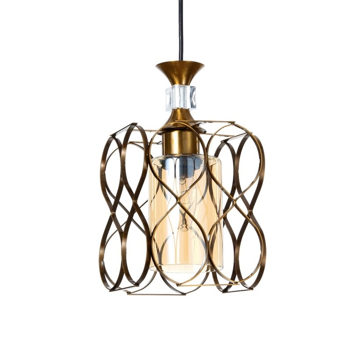 Светильник BayerLux Светильник BayerLux "Инфинити" E27 40Вт золото 15,5х15,5х18-118 см