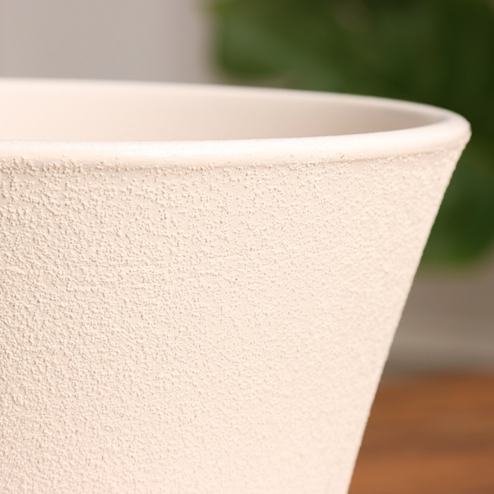 Горшок цветочный Горшок цветочный "Мессина" белый 1,4 л