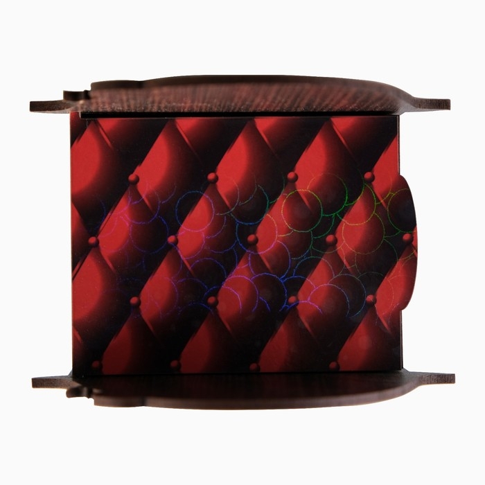 Новый год. Коробка для конфет "Щелкунчик", с двухсторонней крышкой,  20 х 13,5 х 8 см