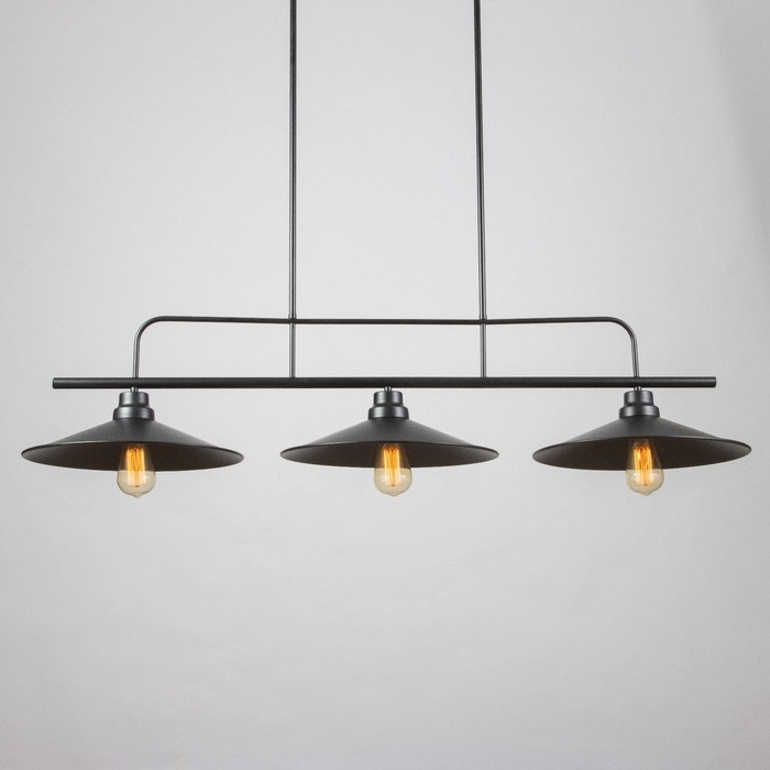 Люстра Люстра "Джозеф" 3x40W E27 черный 36x118x21,5 см BayerLux
