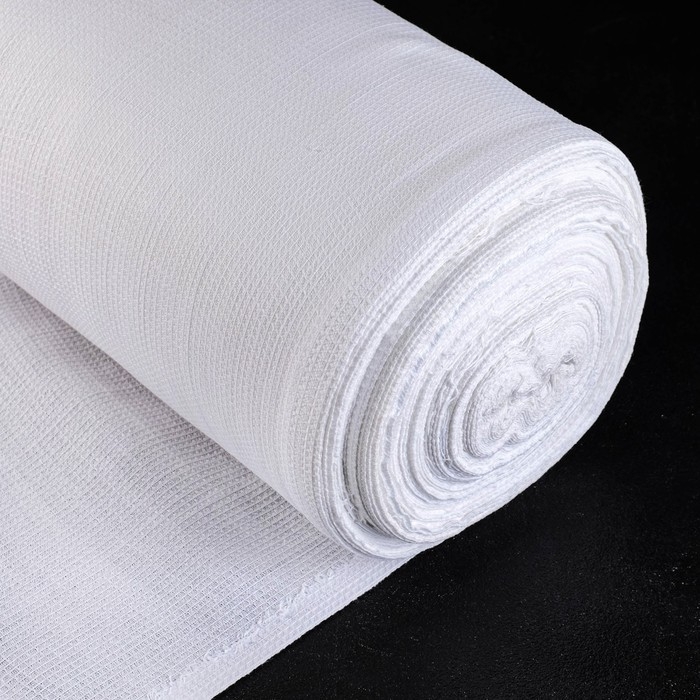 Полотно вафельное узбекское, длина 50м, ширина 0,45м, плотность 145 гр/м Полотно вафельное узбекское, длина 50м, ширина 0,45м, плотность 145 гр/м