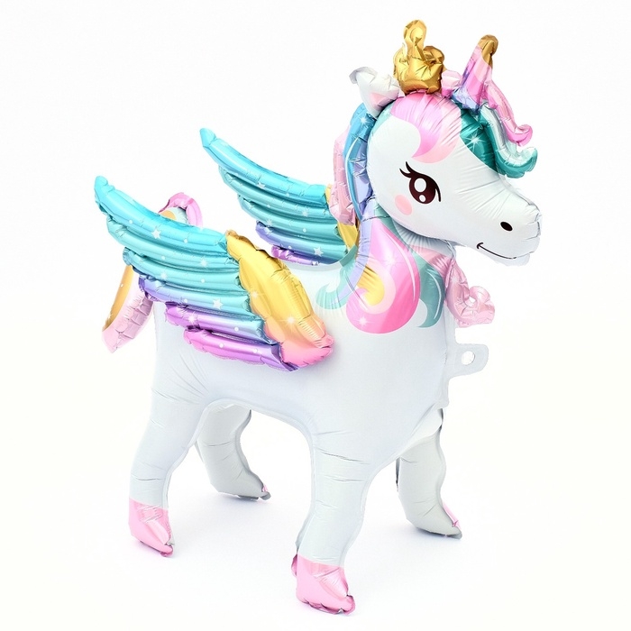 Шар фольгированный 26 Шар фольгированный 26" «Единорог с крыльями», под воздух