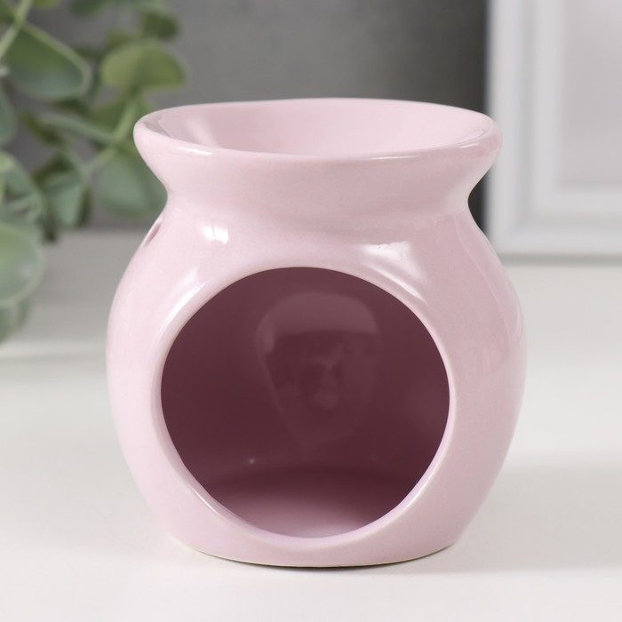 Аромалампа керамика Аромалампа керамика "Love is in the air" сиреневая 7,2х7,2х7,8 см