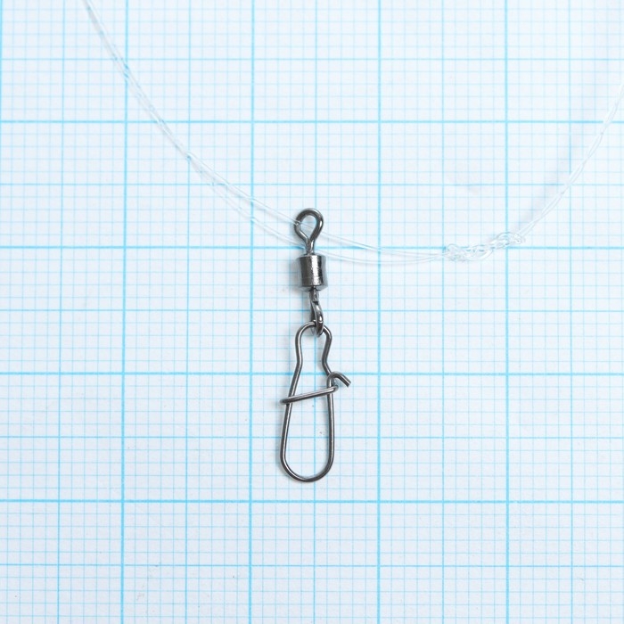 Оснастка фидерная X-Feeder Симметричная петля, 0.28 мм, карабин №6, крючок №8, 60 г