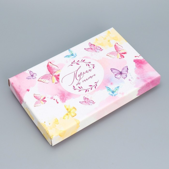 Коробка подарочная складная, упаковка, «Бабочки», 25.5 х 15 х 4 см Коробка подарочная складная, упаковка, «Бабочки», 25.5 х 15 х 4 см