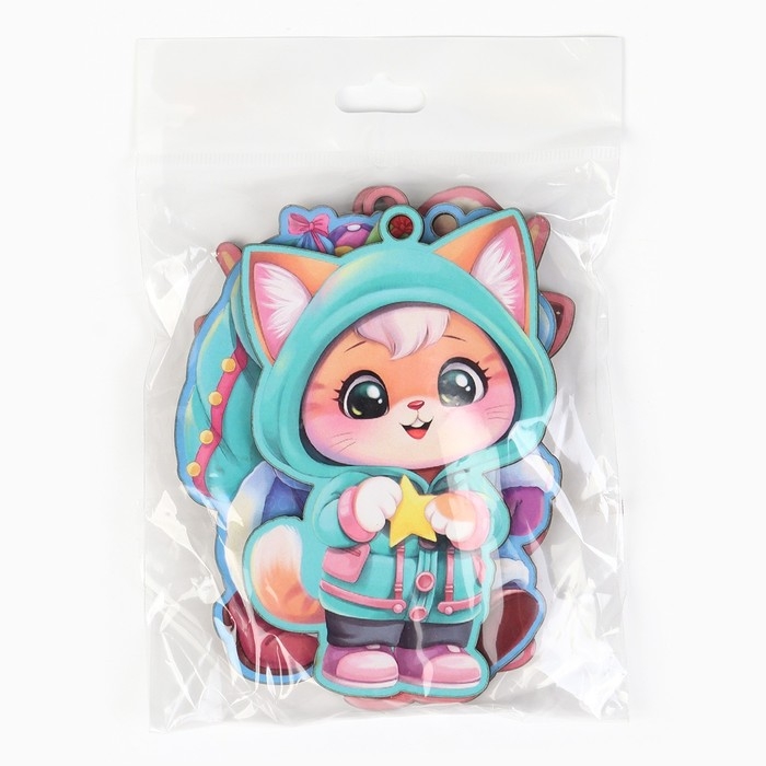 Ёлочная игрушка новогодняя , 4 шт, набор, милый Ёлочная игрушка новогодняя , 4 шт, набор, милый