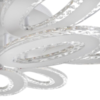Люстра с ПДУ 1095/6+3WT LED 342Вт диммер белый 75х75х12 см BayerLux