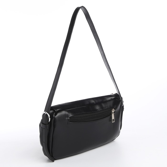 Сумка женская с карманами кожзам, черный цвет Сумка женская с карманами кожзам, черный цвет