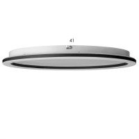 Люстра с ПДУ "Ринго" LED 62Вт 3000-6000К черный 50х50х4,5 см BayerLux