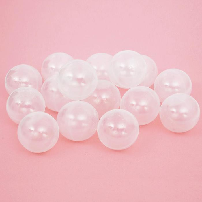 Шарики для сухого бассейна с рисунком, диаметр шара 7,5 см, набор 150 штук, цвет прозрачный Шарики для сухого бассейна с рисунком, диаметр шара 7,5 см, набор 150 штук, цвет прозрачный