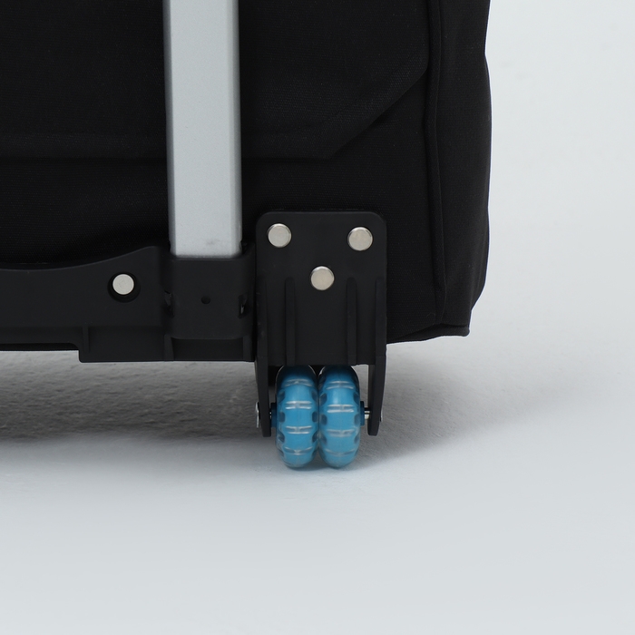 Сумка дорожная на колёсах, наружный карман, цвет чёрный/красный Сумка дорожная на колёсах, наружный карман, цвет чёрный/красный