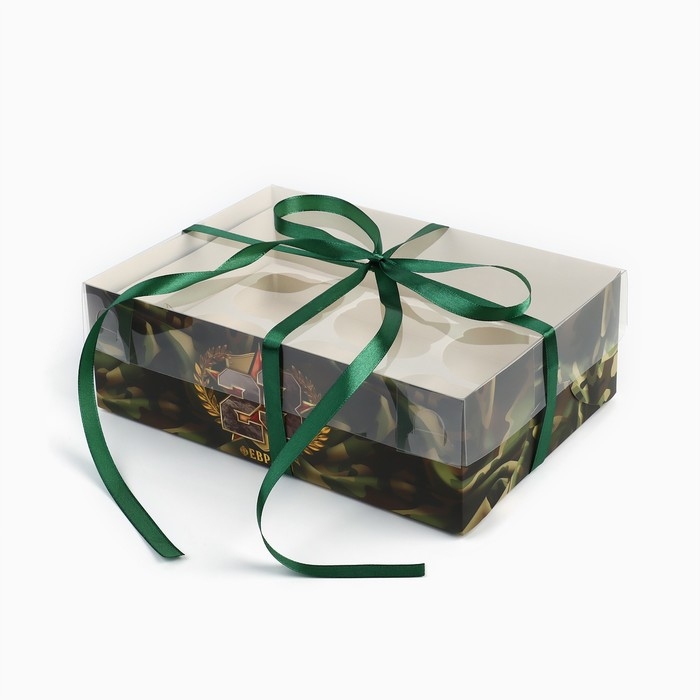 Коробка для капкейка «Герой», 23 × 16 × 7,5 см Коробка для капкейка «Герой», 23 × 16 × 7,5 см