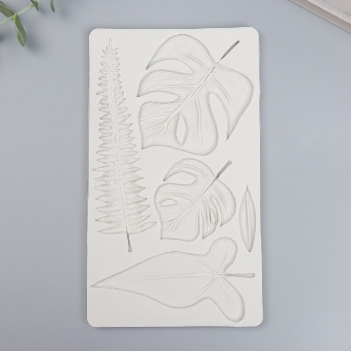 Молд силикон Молд силикон "Пальмовые листья" 5 предметов 20х12,4 см