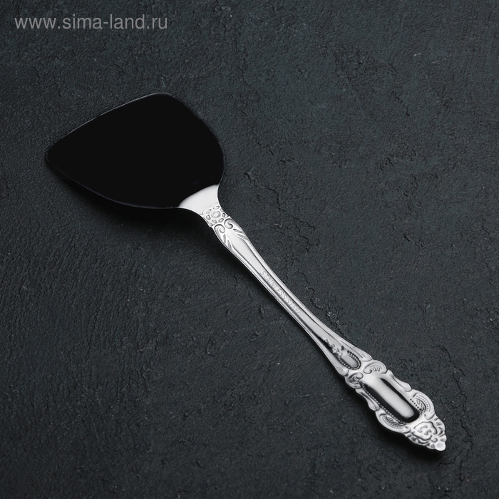 Лопатка из нержавеющей стали «Королевство», длина 23 см, цвет серебряный Лопатка из нержавеющей стали «Королевство», длина 23 см, цвет серебряный