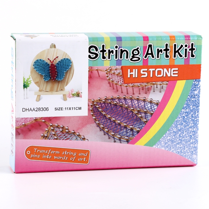 Набор для творчества «Стринг арт. Милая бабочка» на подставке