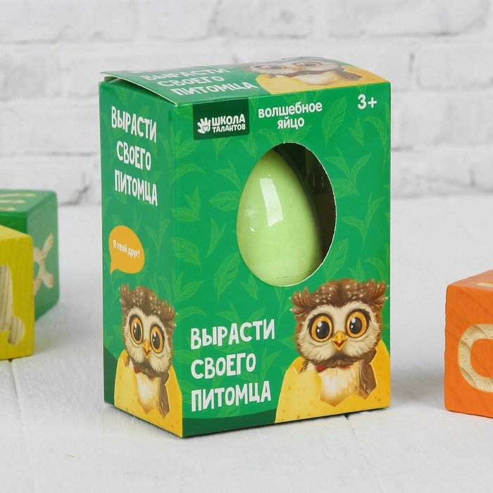 Растущие животные в яйце «Сова» МИКС Растущие животные в яйце «Сова» МИКС