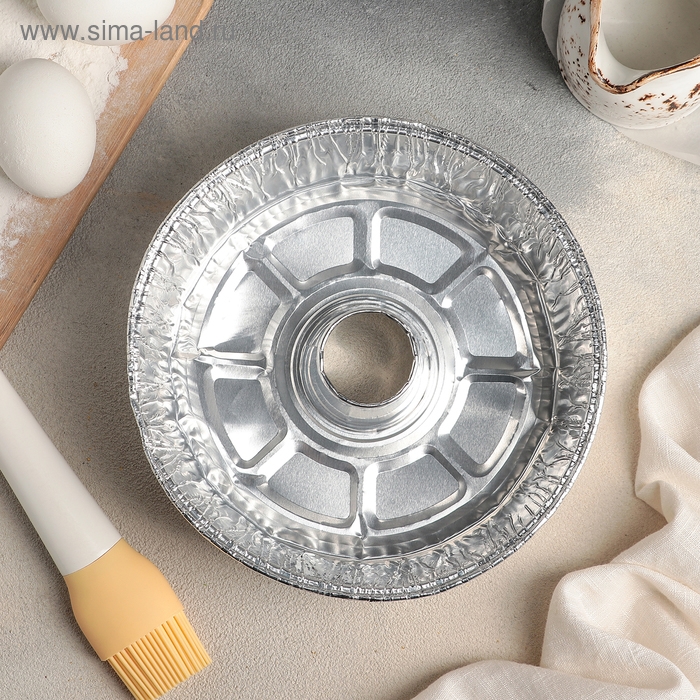 Форма для выпекания из фольги Доляна, 19×6 см Форма для выпекания из фольги Доляна, 19×6 см