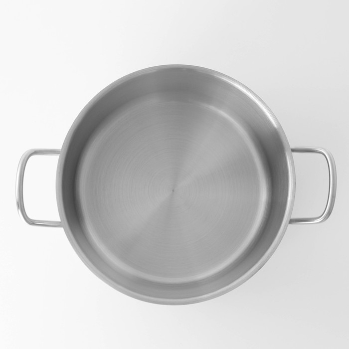 Кастрюля из нержавеющей стали Hanna Knövell с крышкой, 7 л, d=24 см, h=15,5 см, толщина стенки 0,6 мм, индукция Кастрюля из нержавеющей стали Hanna Knövell с крышкой, 7 л, d=24 см, h=15,5 см, толщина стенки 0,6 мм, индукция