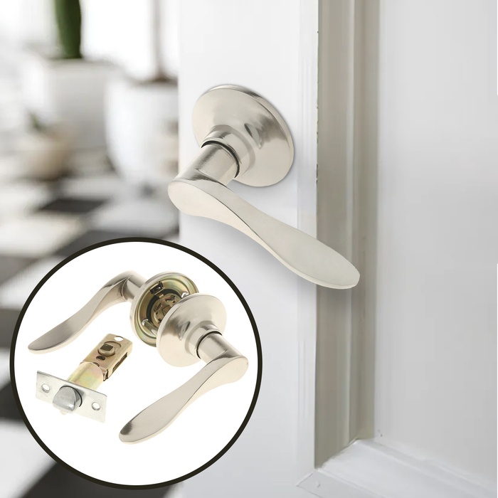 Защелка (мод.3187), межкомнатная, цвет мат. хром Защелка (мод.3187), межкомнатная, цвет мат. хром