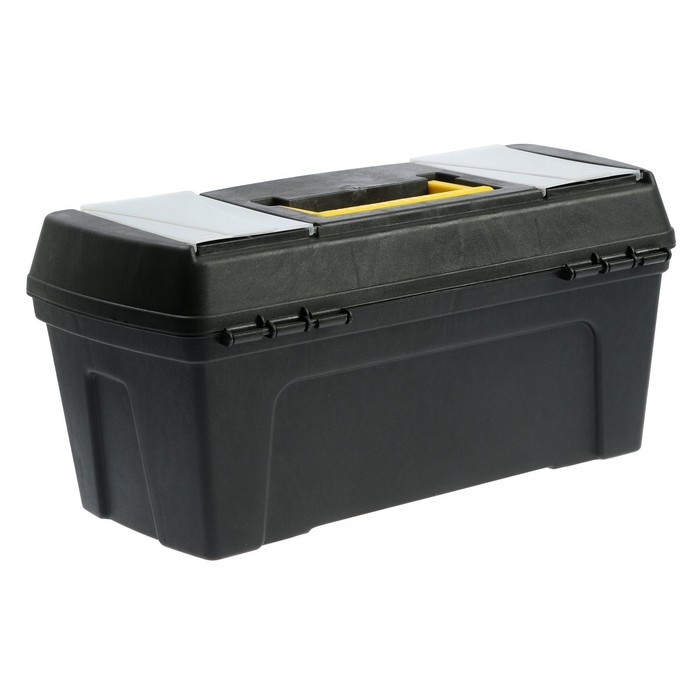 Ящик для инструмента ТУНДРА, 16 Ящик для инструмента ТУНДРА, 16", 410 х 220 х 190 мм, пластиковый, два органайзера