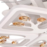 Люстра с ПДУ 671142/8 LED 240Вт диммер RGB 3 режима 3000-6000К белый 56,5х56,5х14 см BayerLux 462219