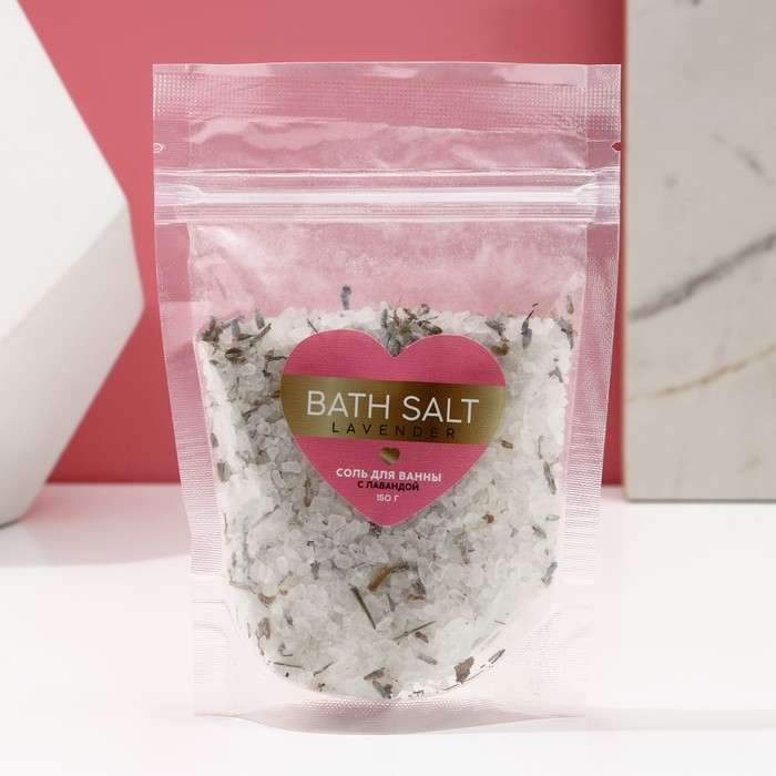 Cоль для ванны с лавандой Bath salt, 150 г, ЧИСТОЕ СЧАСТЬЕ Cоль для ванны с лавандой Bath salt, 150 г, ЧИСТОЕ СЧАСТЬЕ