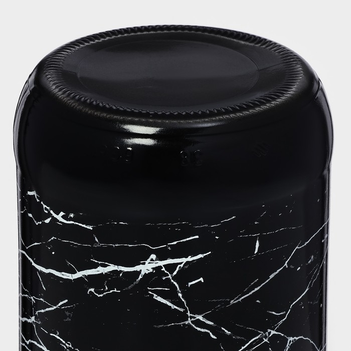 Банка стеклянная для сыпучих продуктов «Марбл», 660 мл