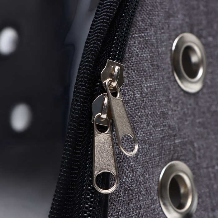 Сумка-переноска  Сумка-переноска "Мини" 25 х 21 х 16 см, серая