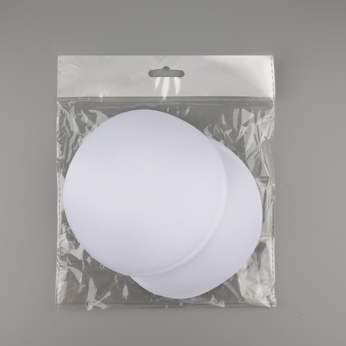 Чашки для бюстгальтера «Круг», 2XL (52), d = 16,5 см, пара, цвет белый Чашки для бюстгальтера «Круг», 2XL (52), d = 16,5 см, пара, цвет белый