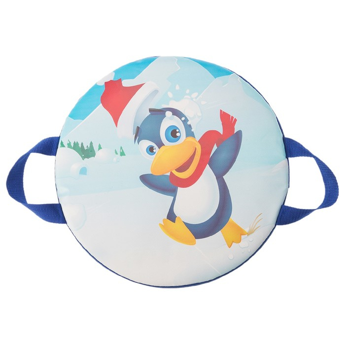 Санки-ледянки «Весёлый пингвинчик», d=35 см, цвета МИКС Санки-ледянки «Весёлый пингвинчик», d=35 см, цвета МИКС