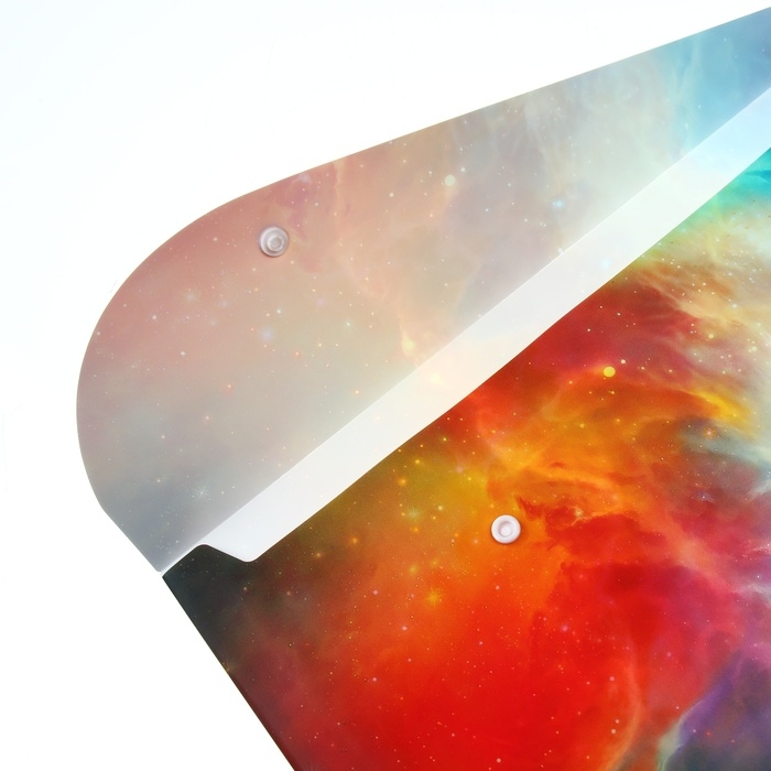 Папка-конверт Папка-конверт "Вселенная", на кнопке А4, 350 мкр, 3D