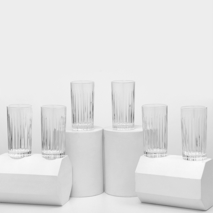 Набор стаканов для воды RCR Timeless, 440 мл, хрустальное стекло, 6 шт Набор стаканов для воды RCR Timeless, 440 мл, хрустальное стекло, 6 шт