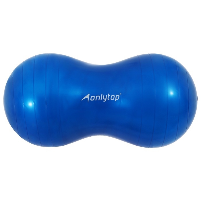 Фитбол овальный ONLYTOP, 77х40х40 см, 900 г, цвета МИКС Фитбол овальный ONLYTOP, 77х40х40 см, 900 г, цвета МИКС