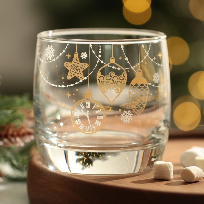 Новый год. Стакан «Новогодние игрушки», 310 мл Новый год. Стакан «Новогодние игрушки», 310 мл