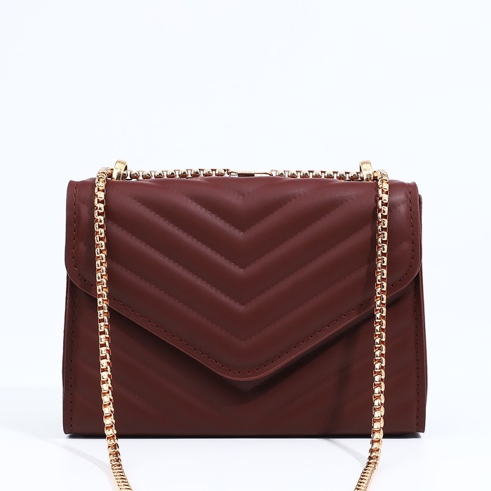 Сумка-мессенджер на магните, цвет коричневый Сумка-мессенджер на магните, цвет коричневый