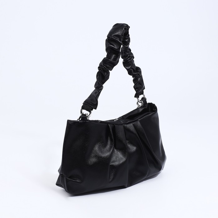 Сумка-багет на молнии, цвет чёрный Сумка-багет на молнии, цвет чёрный