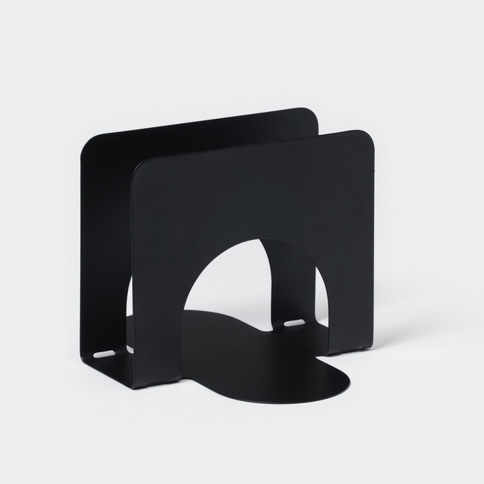 Салфетница Доляна «Трансформер», 10×12 см, чёрная Салфетница Доляна «Трансформер», 10×12 см, чёрная