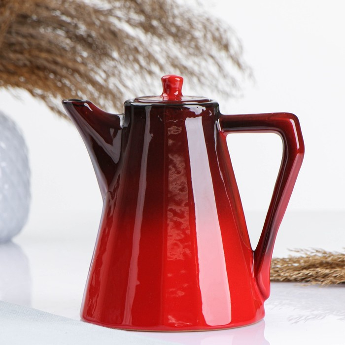 Кофейник  Кофейник "Ностальгия" 0,7л / 12х16см, красный