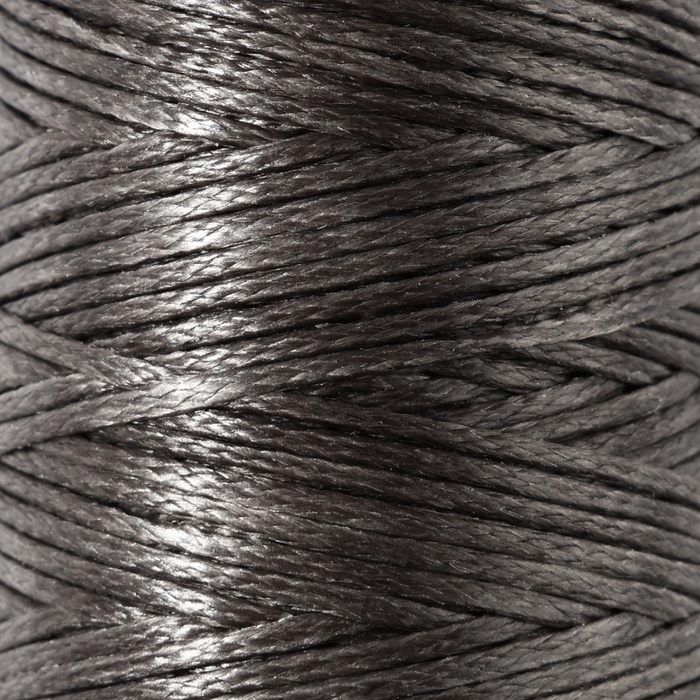 Нитки вощёные, плоские, 210D/16, 1 мм, 50 ± 2 м, цвет графит Нитки вощёные, плоские, 210D/16, 1 мм, 50 ± 2 м, цвет графит