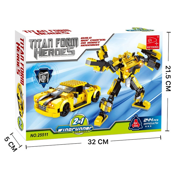 Конструктор «Трансформер Автобот», 2 в 1, 244 детали Конструктор «Трансформер Автобот», 2 в 1, 244 детали