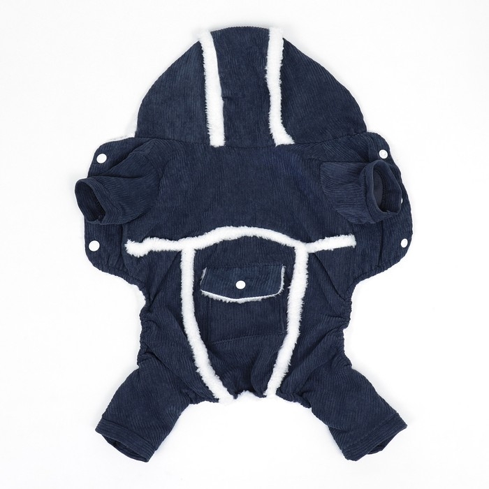 Комбинезон Комбинезон "Малыш", размер XS (ДС 20 см, ОГ 30 см, ОШ 20 см), синий