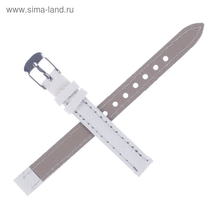Ремешок для часов, 10 мм, белый Ремешок для часов, 10 мм, белый