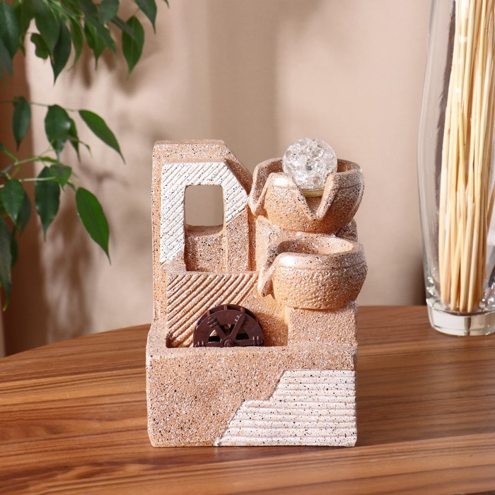 Фонтан Фонтан "Николь" грани, 13х20 см (с подсветкой)